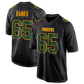 GB.Packers #65 Aaron Banks Player Black Fashion Game Football Jerseys