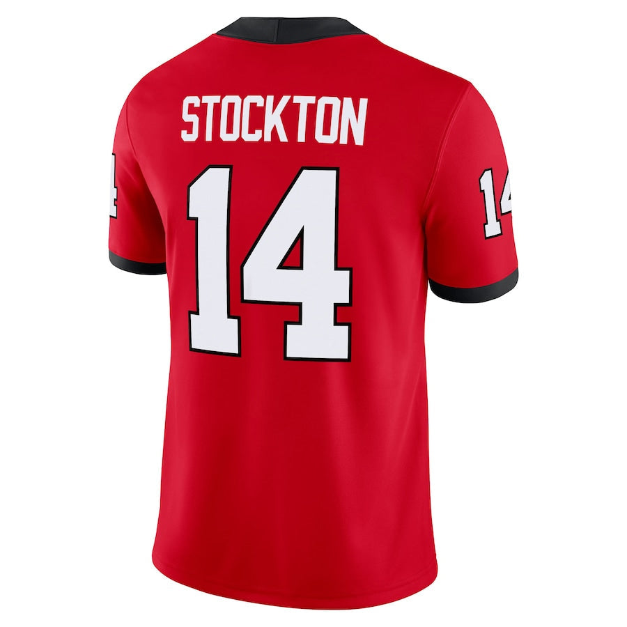 Custom #14 Red UGA Football Shirt Top