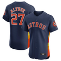 Custom #27 Navy HOU Baseball Shirt Top