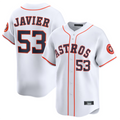H.Astros #53 Cristian Javier Player White Home Limited Baseball Jerseys
