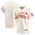 H.Astros Blank Player Cream Throwback Cooperstown Collection Limited Baseball Jerseys