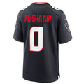 Custom #0 Navy HOU Football Shirt Top
