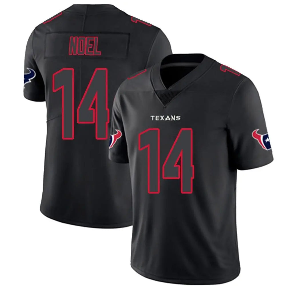 H.Texans #14 Jaylin Noel Player Limited Black Impact Football Jerseys