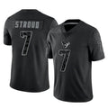 Custom #7 Brown HOU Football Shirt Top