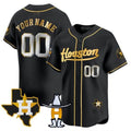 Custom H.Astros Rodeo Patch Vapor Premier Limited Stitched Baseball Jerseys