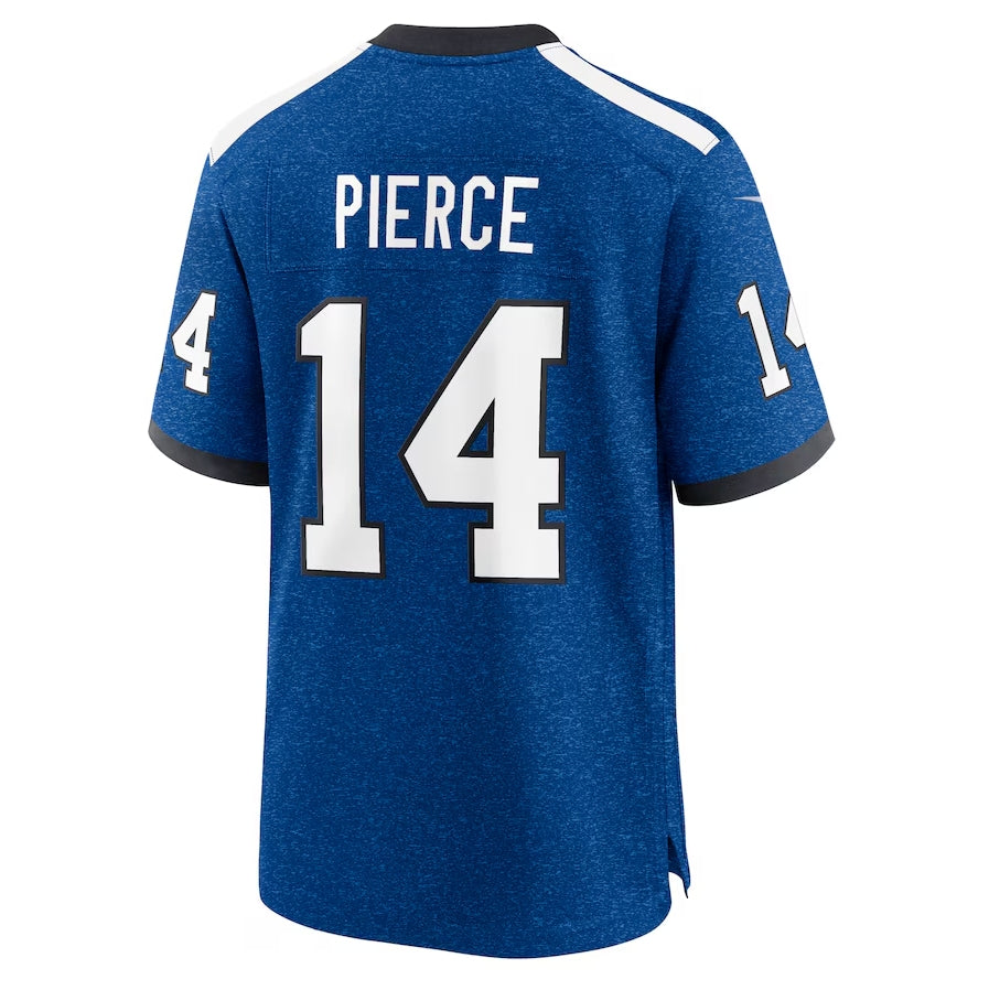 Custom #14 Royal IND Football Shirt Top