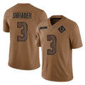Custom #3 Brown IND Football Shirt Top