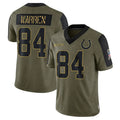 Custom #84 Olive IND Football Shirt Top