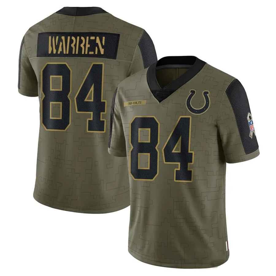 Custom #84 Olive IND Football Shirt Top