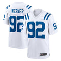 Custom #92 White IND Football Shirt Top