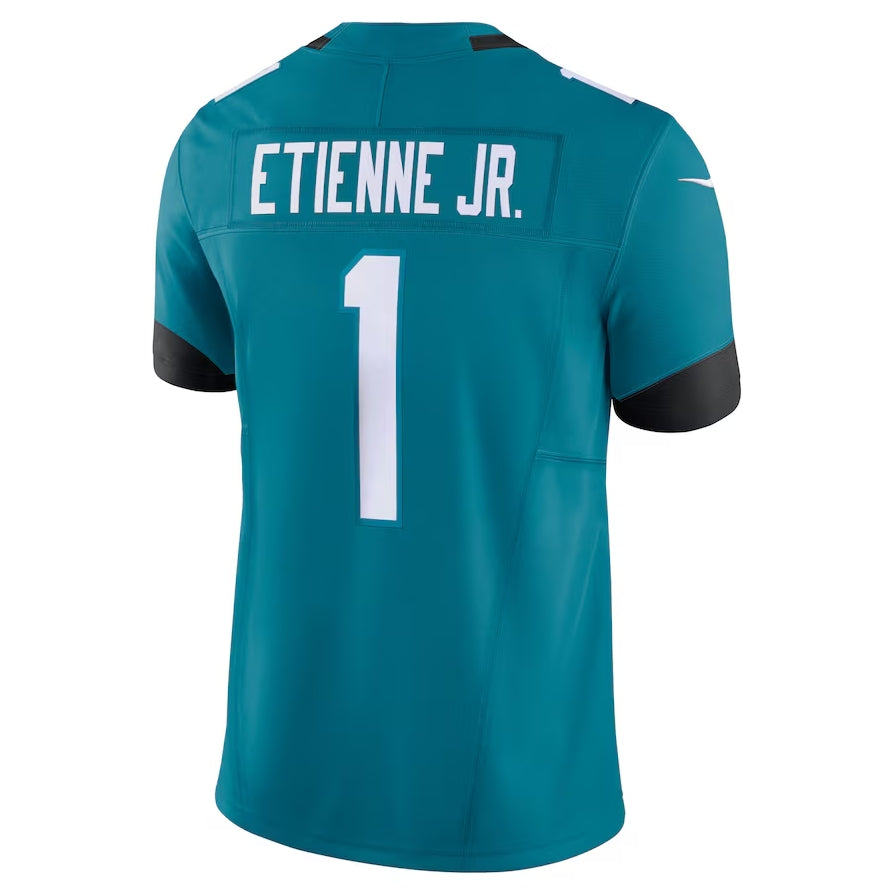 Custom #1 Teal JAX Football Shirt Top