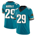 Custom #29 Teal Throwback JAX Football Shirt Top