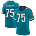 Custom #75 Teal Throwback JAX Football Shirt Top