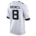 J.Jaguars #8 Mark Brunell Player White Home Game Football Jerseys