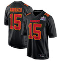 KC.Chiefs #15 Patrick Mahomes Black Super Bowl LVIII Carbon Fashion Game Player Jersey American Stitched Limited Edition Football Jerseys