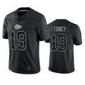 Custom #19 Black KC Football Shirt Top
