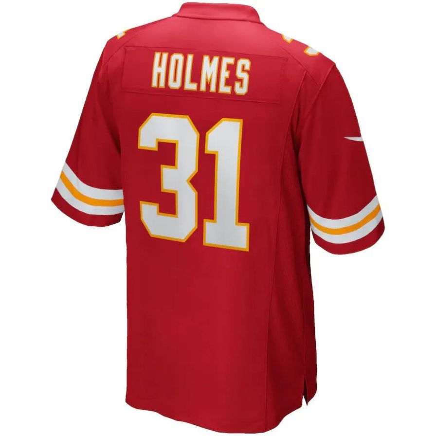 Custom #31 Red KC Football Shirt Top