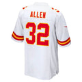 KC.Chiefs #32 Marcus Allen White Retired Player Game Jersey Stitched American Football Jerseys