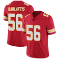 Custom #56 Red KC Football Shirt Top