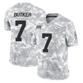 KC.Chiefs #7 Harrison Butker Player Limited Arctic Camo Salute to Service Football Jerseys