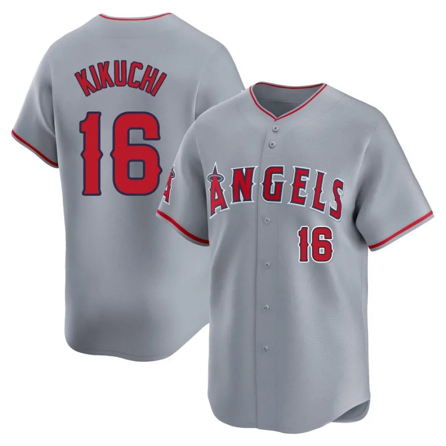 Custom #16 Gray LAA Baseball Shirt Top