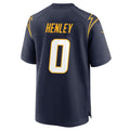Custom #0 Navy LAC Football Shirt Top