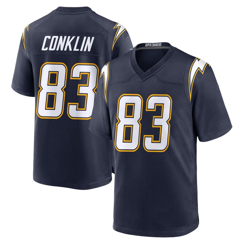 Custom #83 Navy LAC Football Shirt Top