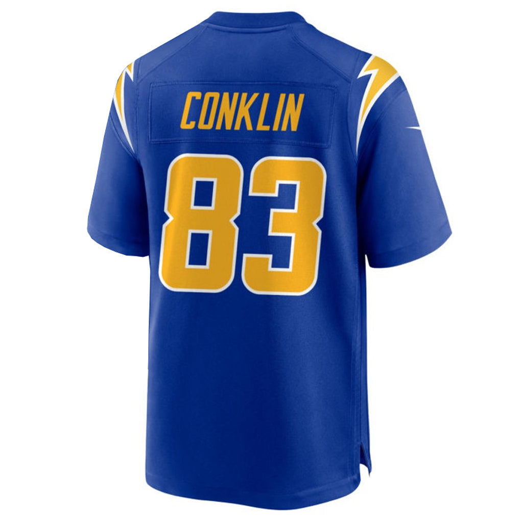 Custom #83 Royal LAC Football Shirt Top