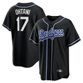 Custom #17 Black LAD Baseball Shirt Top