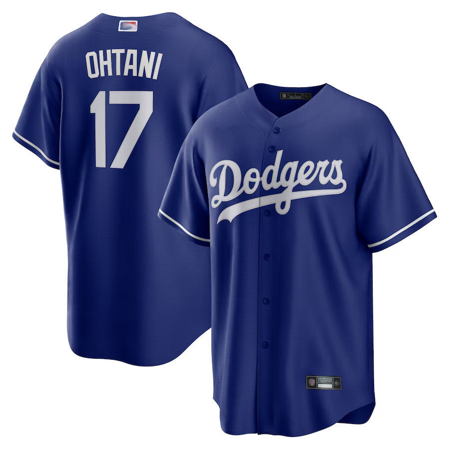 Custom #17 Royal LAD Baseball Shirt Top