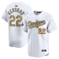 Custom #22 White LAD Baseball Shirt Top