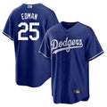 LA.Dodgers #25 Tommy Edman Player Royal Home Replica Baseball Jerseys