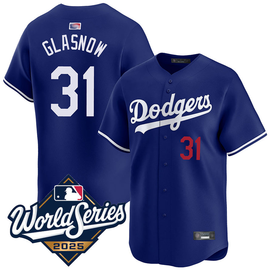 Custom #31 Royal LAD Baseball Shirt Top