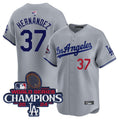 Custom #37 World Series Champions LAD Baseball Shirt Top