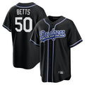 Custom #50 Black LAD Baseball Shirt Top