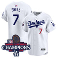 Custom #7 World Series Champions LAD Baseball Shirt Top