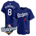 Custom #8 Royal LAD Baseball Shirt Top