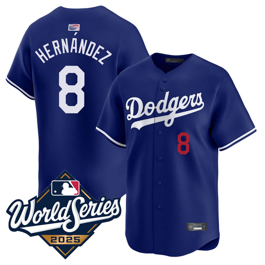 Custom #8 Royal LAD Baseball Shirt Top