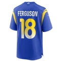 Custom #18 Royal LAR Football Shirt Top