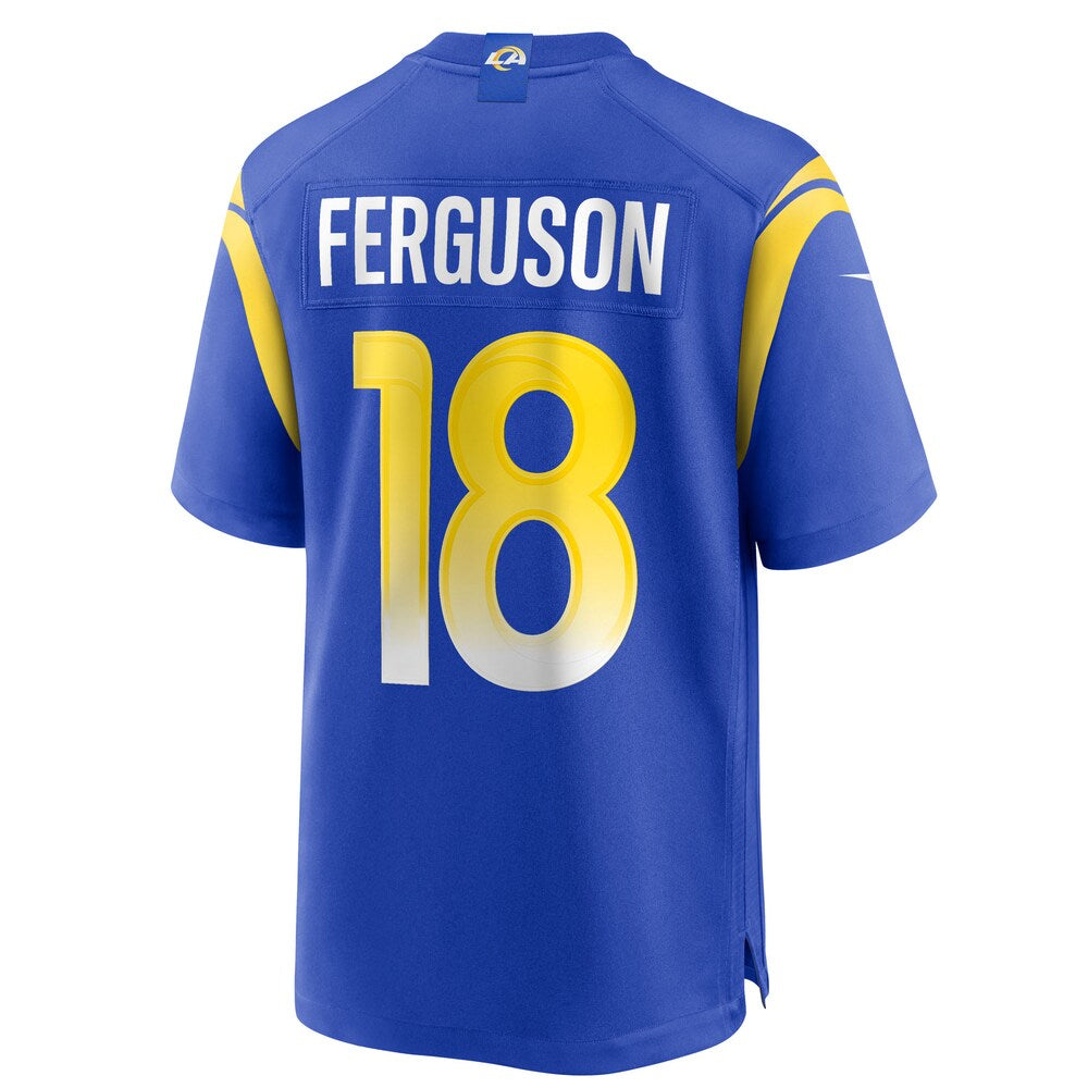 Custom #18 Royal LAR Football Shirt Top