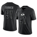 Custom #91 Black LAR Football Shirt Top