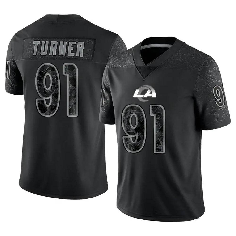 Custom #91 Black LAR Football Shirt Top