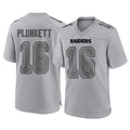 Custom #16 Gray LV Football Shirt Top