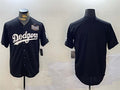 Custom #34 Black LAD Baseball Shirt Top