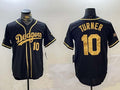 Custom #10 Black LAD Baseball Shirt Top