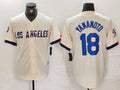 LA.Dodgers #18 Yoshinobu Yamamoto Player Cream City Connect Limited Stitched Baseball Jerseys