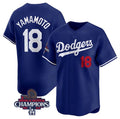 Custom #18 Royal LAD Baseball Shirt Top