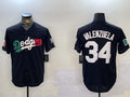 Custom #34 Black LAD Baseball Shirt Top