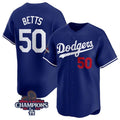 Custom #50 Royal LAD Baseball Shirt Top