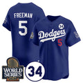 Custom #5 Royal LAD Baseball Shirt Top